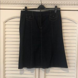 Theory Denim Skirt Size 12